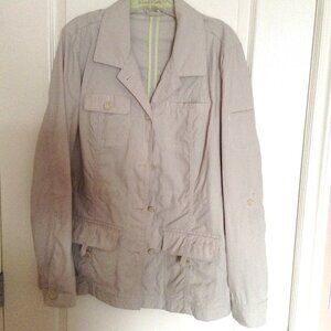WindRiver Women's Lightweight Jacket Roll-up Sleeves Pockets Size XL